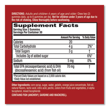MegaRed® Advanced 4-in-1 Omega-3 Gummies, 60 Count freeshipping - TVN Wholesale